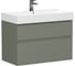 Тумба ALLEN BRAU 1.210026.CGM INFINITY 85, 2 ящика, олива матовый (346292) 00346292 1