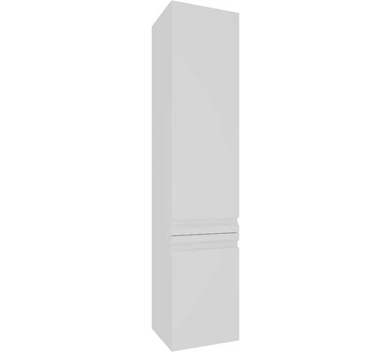 Пенал AQUATEK AQ70035L-MWВЕГА 35 см, 2 двери, цвет белый матовый, петли слева 00000142562 1