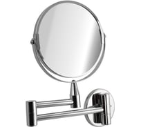 Зеркало косметическое настенное САНАКС раздвижное, на коленце, нержавеющая сталь, хромированная 75270