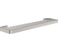 Стеклянная полка для ванной Wonzon & Woghand LOTTE Брашированный никель WW-8327A-BN