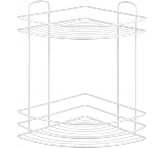 Полка угловая 2-ярусная Рыжий кот BLACK, черный 111177 1