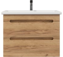 Тумба без раковины RUVANN AQVI 70 в ванную подвесная Голд крафт Т.AQVI-GK.П-70П