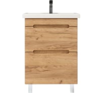 Тумба без раковины RUVANN AQVI 60 в ванную напольная Голд крафт Т.AQVI-GK.П-60Н