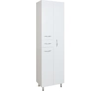 Пенал Onika Модерн 52 напольный, белый, с бельевой корзиной, правый 405209