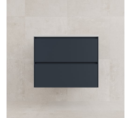 Тумба подвесная Style Line ЛИМА 70 эмаль, под раковину LINE 70, 2 ящ., PLUS, графит, ЛС-00002466 1