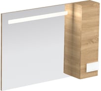 Шкаф-зеркало Домино Best 80 Дуб Бардолино DB2005HZ