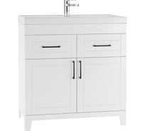 Тумба Домино Charlie под умывальник Classic 80 с двумя ящиками DCh2501T