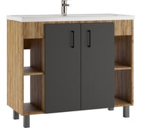 Тумба Домино Craft под умывальник Фостер 100 без ящика DCr2205T