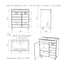 Тумба Домино Cube под умывальник Elen 75 без ящика, с корзиной для белья DC5003T 5