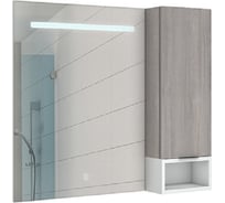 Шкаф-зеркало Домино Trend 80 Дуб серый DTr8003HZ