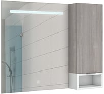 Шкаф-зеркало Домино Trend 100 Дуб серый DTr8004HZ