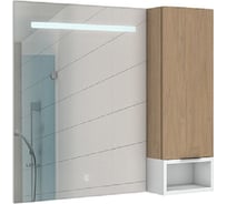 Шкаф-зеркало Домино Trend 80 Дуб каменный DTr8007HZ