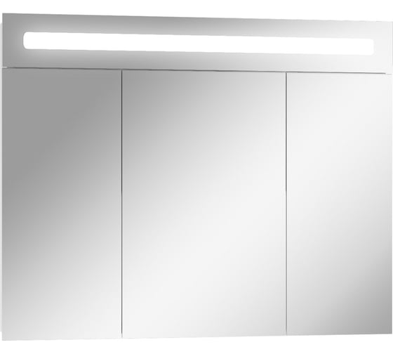 Шкаф-зеркало Домино Аврора 90 с подсветкой LED DV8011HZ