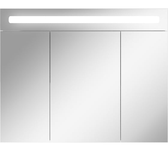 Шкаф-зеркало Домино Аврора 90 с подсветкой LED DV8011HZ