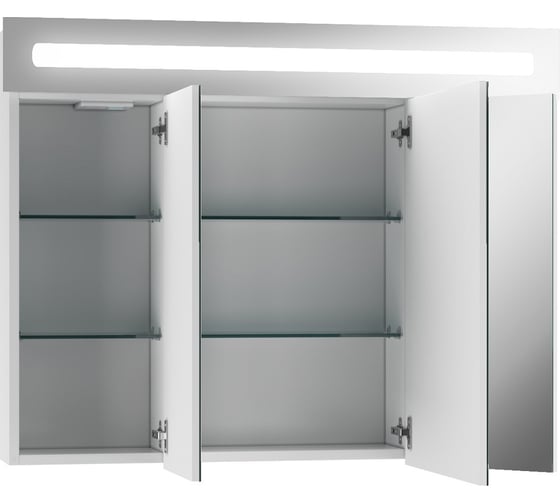 Шкаф-зеркало Домино Аврора 90 с подсветкой LED DV8011HZ