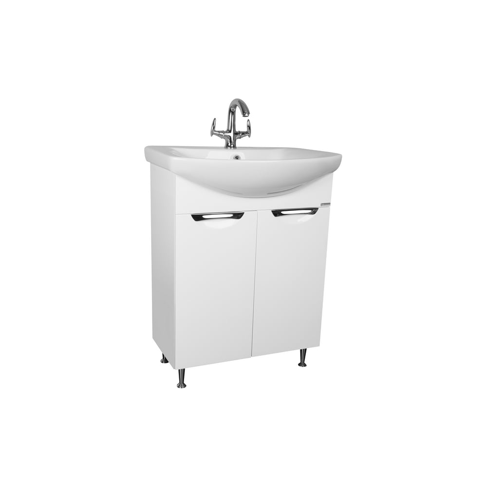 Тумба Домино Грация под умывальник Элеганс 65 без ящика DG2038T ...