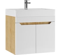 Подвесная тумба Айсберг Мечта под умывальник Енисей 60 без ящика, Дуб сонома DM2316T