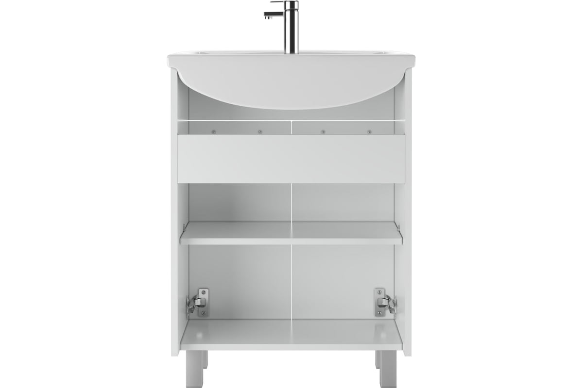 Тумба Айсберг Контраст под умывальник Уют 60 без ящика DA2703T ...