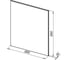 Зеркало Aquanet Lino 70 белый матовый 00253906 5