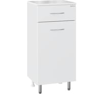 Полупенал Onika Каприз 40 напольный, белый, правый 404013