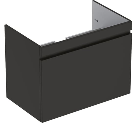 Шкафчик под раковину Geberit Slim с выдвижным ящиком, темно-серый матов 869581000 00000074774