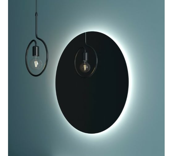 Зеркало SANVIT Сириус 500x500x30 инфракрасный выключатель, LED подсветка зеркала по кругу zsirius50