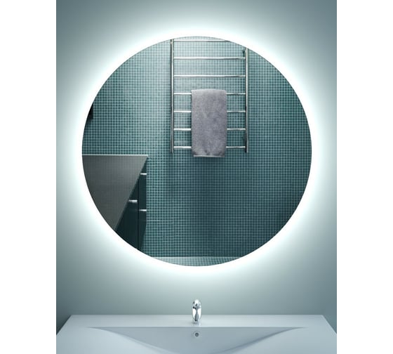 Зеркало SANVIT Сириус 700x700x30 инфракрасный выключатель, LED подсветка зеркала по кругу zsirius70
