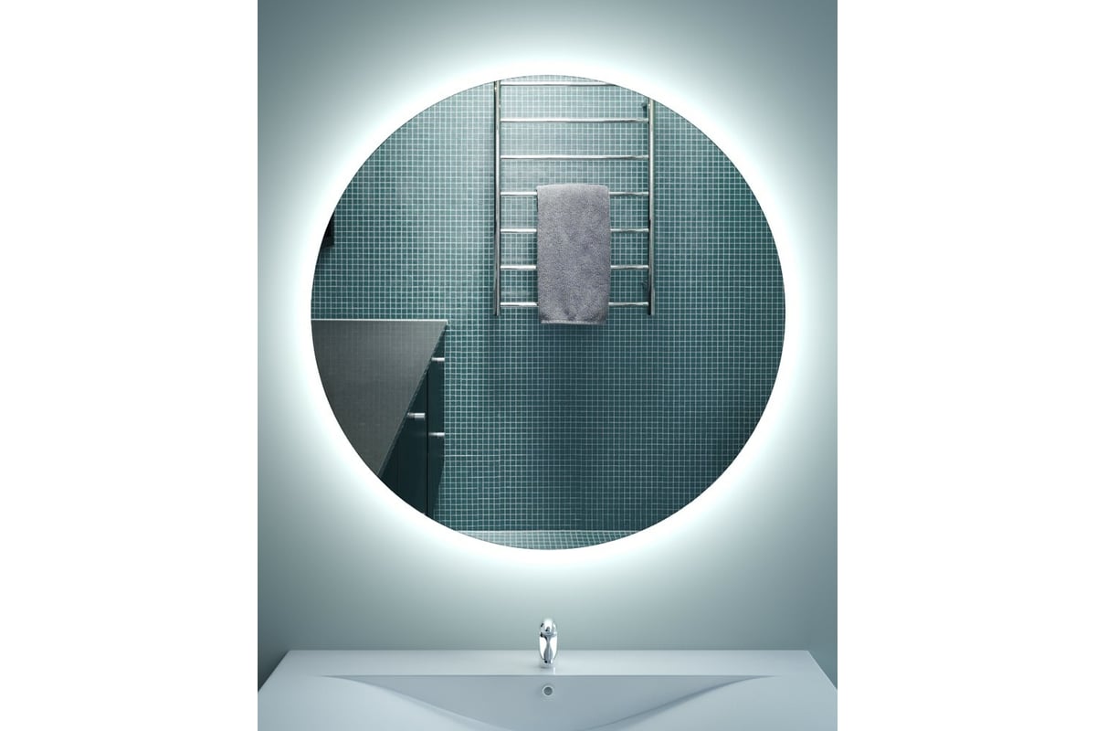 Длинная влагозащищенная светодиодная подсветка для зеркала (хром), Mirror Aurelio LED