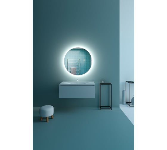 Зеркало SANVIT Сириус 1000x1000x30 инфракрасный LED подсветка зеркала по кругу zsirius100