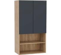 Шкаф Onika Маркус Нова 60 подвесной, серый/дуб сонома 306012