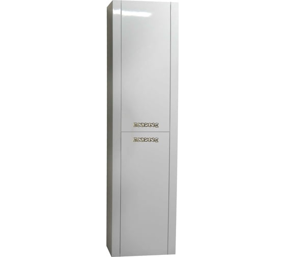 Подвесной пенал Azario VERONA 40 400х1550х335, универсальный, серебрянные ручки CS00063148