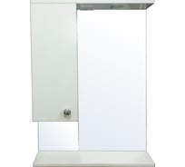 Зеркало-шкаф Loranto Моника 60 левый, 600х695х150, со светильником CS00046934