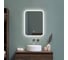 Зеркало Стив Silver Mirrors 600х800 - 2.2 (ТХ, подогрев, сенсорный выключатель) LED-00003010 2