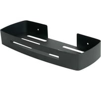 Полка прямая VIDAGE Стоун черная, металл 1422003