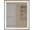 Зеркало-шкаф для ванной Uperwood с подсветкой Tanos_60*70 см, LED подсветка, белое ZTanos60w 5