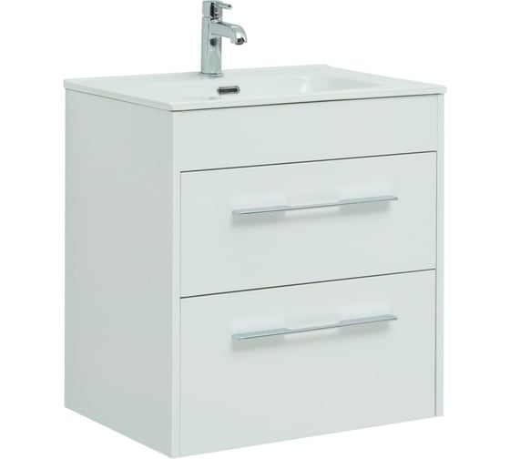 Тумба Aquanet Августа 60 Flat белый глянец 00277507