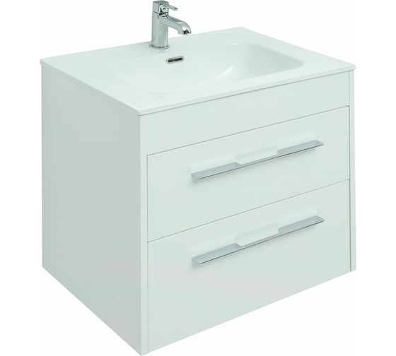 Тумба Aquanet Августа 60 Flat белый глянец 00277507
