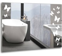 Зеркало MIXLINE "Дриада" 800х600 пескоструйный рисунок 548531