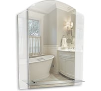 Зеркало MIXLINE "Аметист" 550х735 с полкой 548527