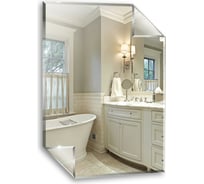 Зеркало MIXLINE "Конверт" 495х685, без полки с фацетом 547325