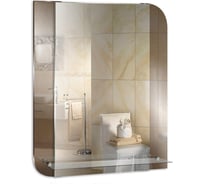Зеркало MIXLINE "Юнона" 550х685 с полкой 525379