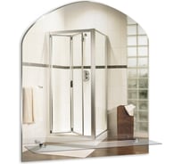 Зеркало MIXLINE "Арка" 500х580 с полкой 525475