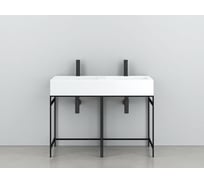 Стальной каркас CIELO NARCISO Doppio 113х50x66.5 см, черный матовый NASTD NM