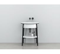 Столешница для установки в каркас CIELO CATINO OVALE цвет белый CAPIO WHITE