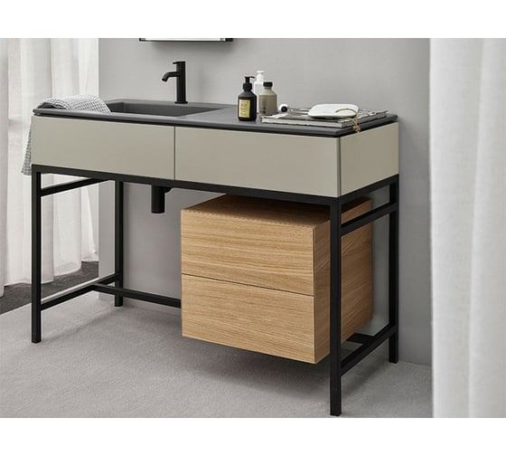 Консоль с 1 ящиком CIELO MILANO 120х50х18 см, цвет talco MIBCL TL