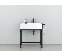 Структура для раковины CIELO NARCISO Mini 76х50 см, цвет черный NASTMNM