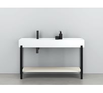 Рама для раковины CIELO PLINIO 145х48х71 см, цвет matt black PNST NM