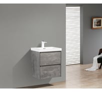 Подвесная база под раковину BelBagno PIETRA Stucco Cemento MINI-500-2C-SO-SCM