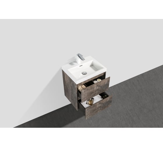 Подвесная база под раковину BelBagno PIETRA Stone MINI-500-2C-SO-PT