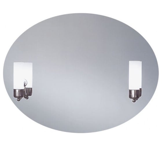 Зеркало Dubiel Vitrum Lustro, овальное, с подсветкой, 80x60 см Caso 1